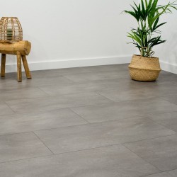 Floer Tegel Click PVC - Hasseberg Antraciet 3718 click pvc