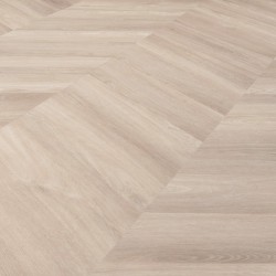 Floer Hongaarse Punt PVC - Onbehandeld Eiken dryback pvc