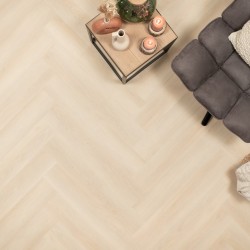 Floer Walvisgraat Click PVC - Balein Beige click pvc
