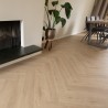 Floer Walvisgraat Click PVC - Gaia Grijsbeige click pvc