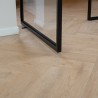 Floer Walvisgraat Click PVC - Gaia Grijsbeige click pvc