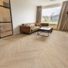 Floer Walvisgraat Click PVC - Gaia Grijsbeige click pvc