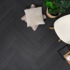 Floer Walvisgraat Click PVC - Zwaardvis Zwart click pvc