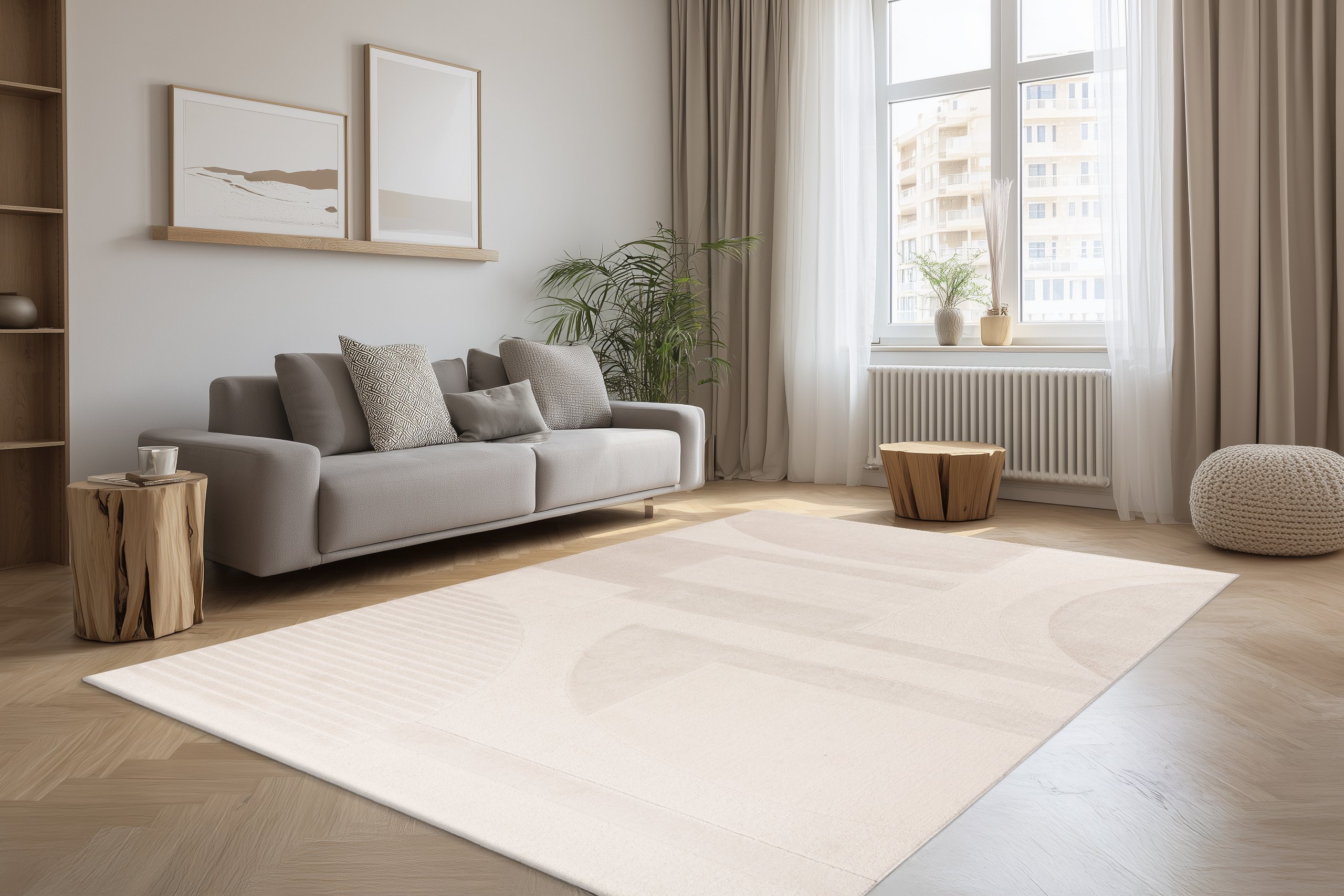 Vloerkleed Bergamo – Ivory BMO 701