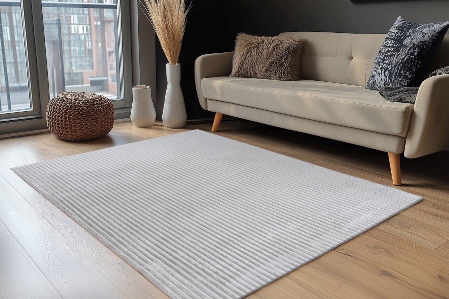 Vloerkleed Plush – Silver PLU 500